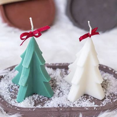molde acrilico pino de navidad para velas